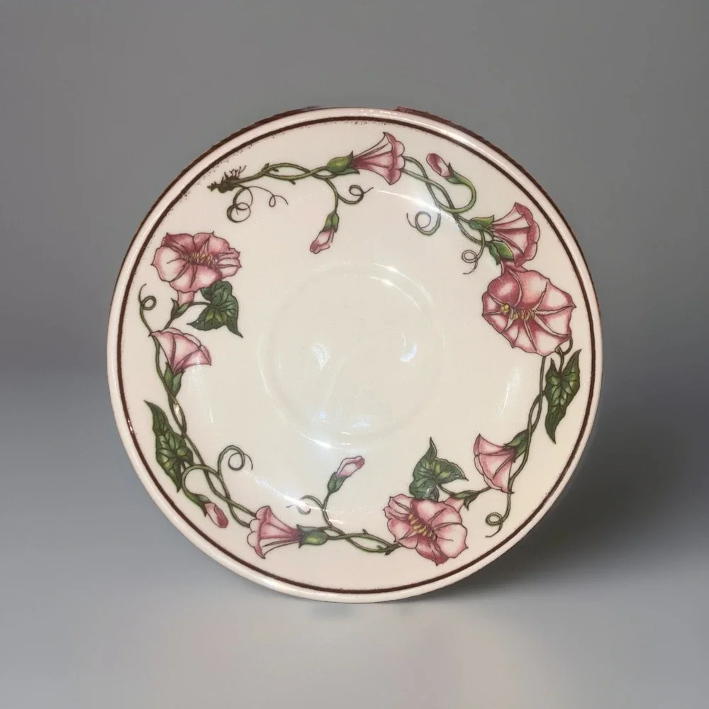 Tea Cup Saucer by Shenango China Morning‎ Glory
